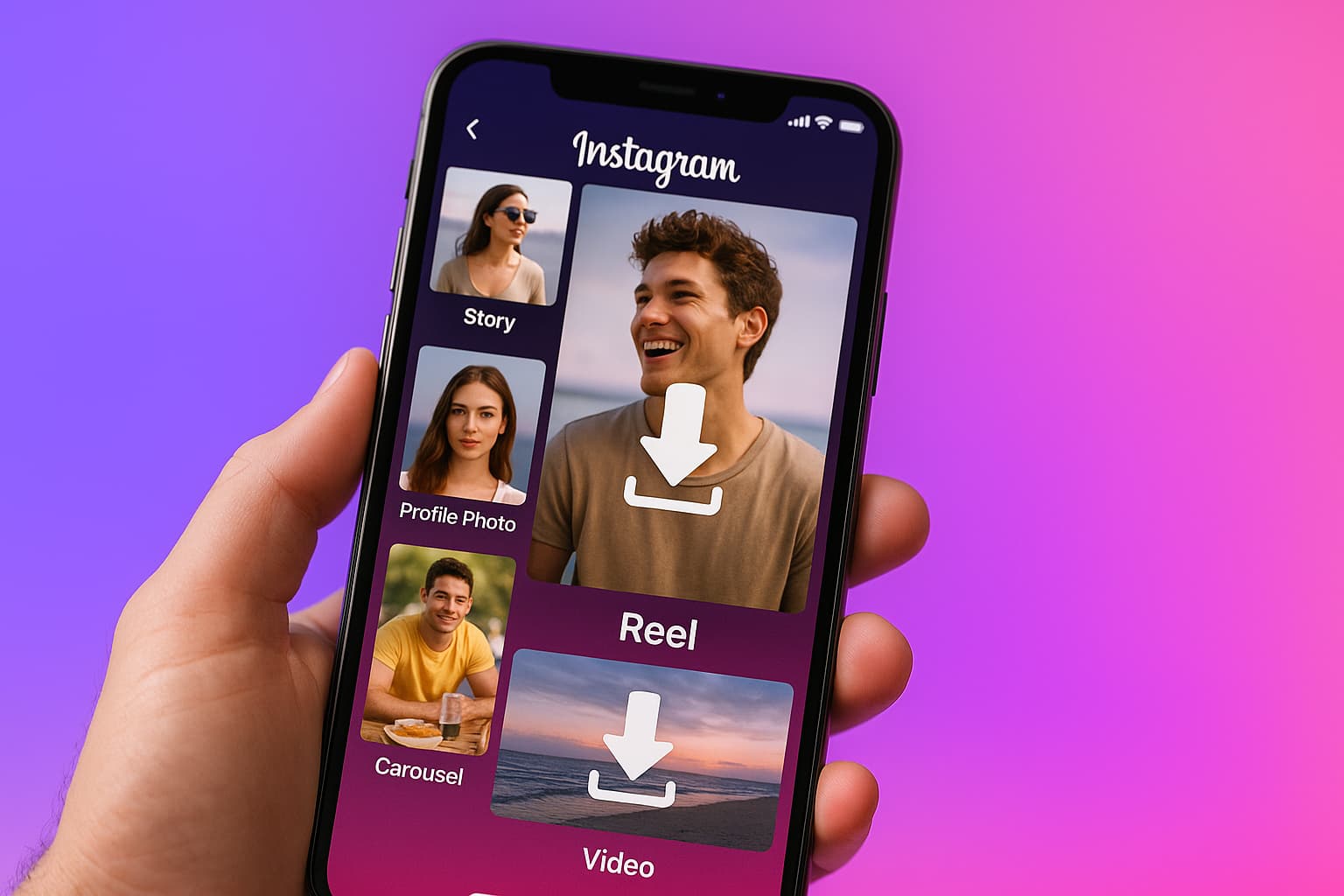 Baixar Reels do Instagram - Story, Reel, Carousel e Video